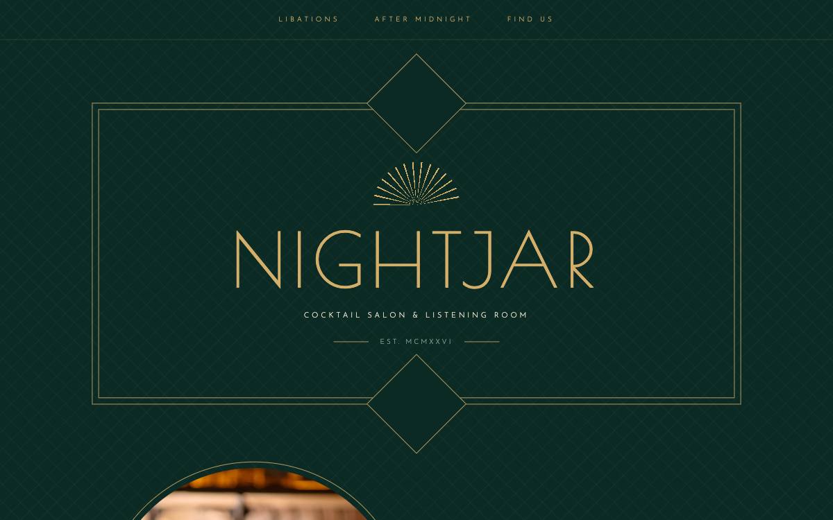 The Nightjar – svetainės dizaino pavyzdys