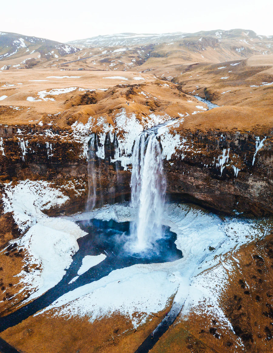 Iceland waterfall