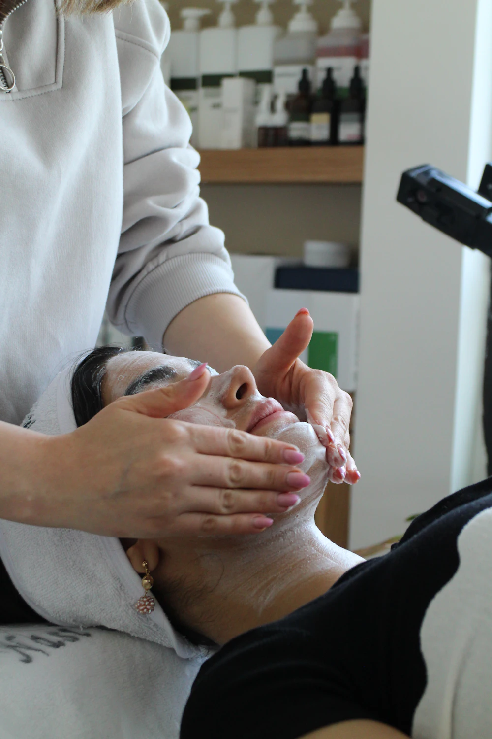 Facial mask treatment