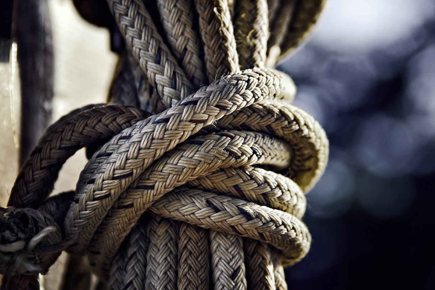Ropes on deck