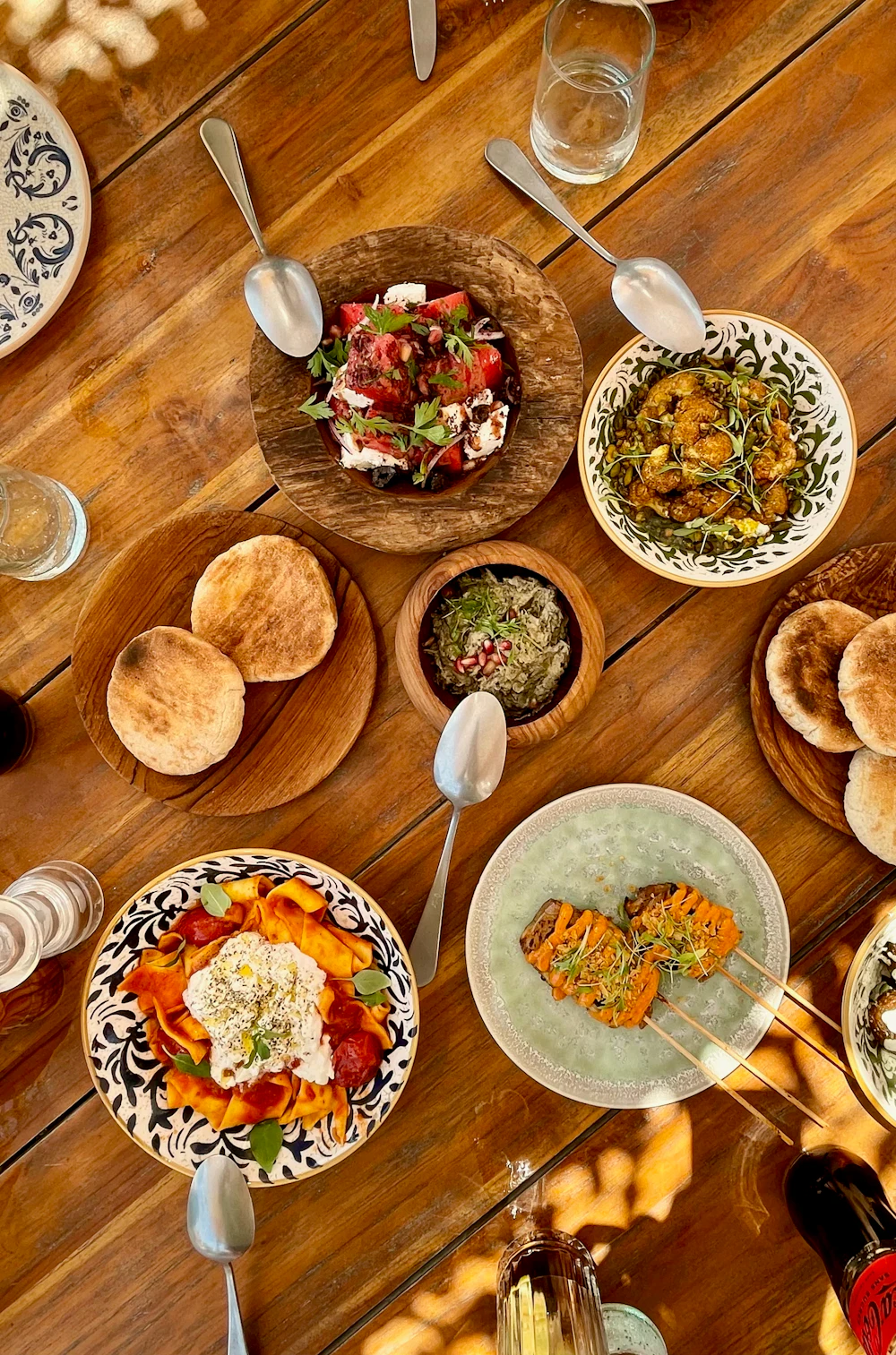 Breakfast spread