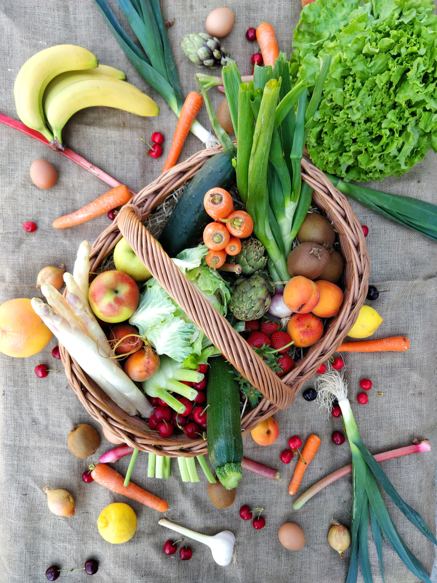 Mixed vegetable basket