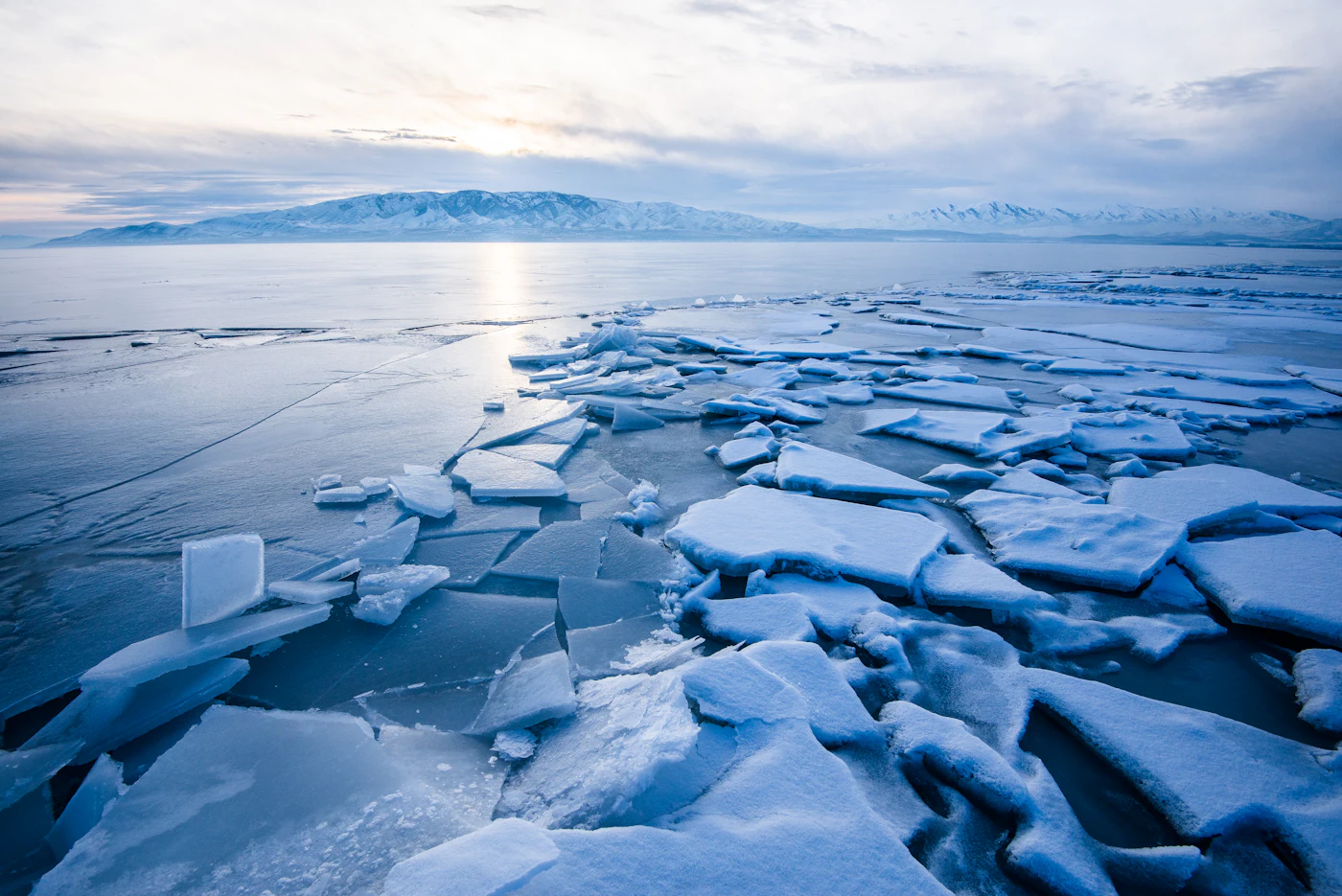 Ice on the lake