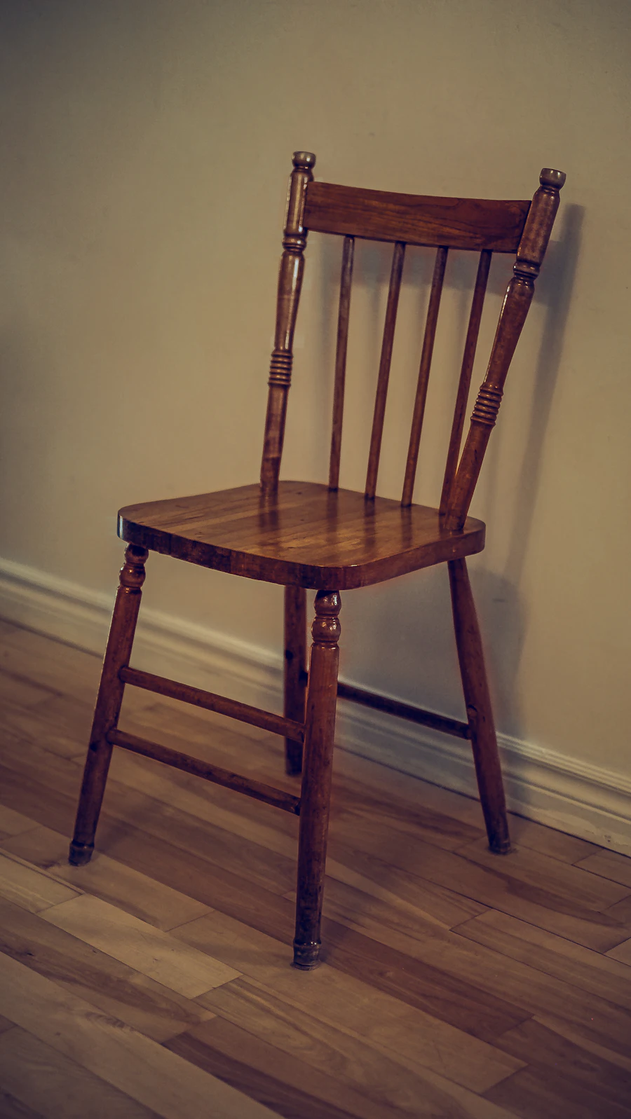 Chair on wood floor