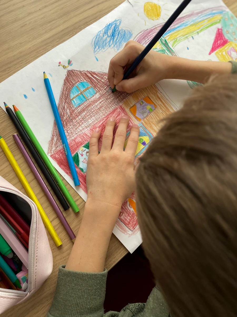 Child drawing