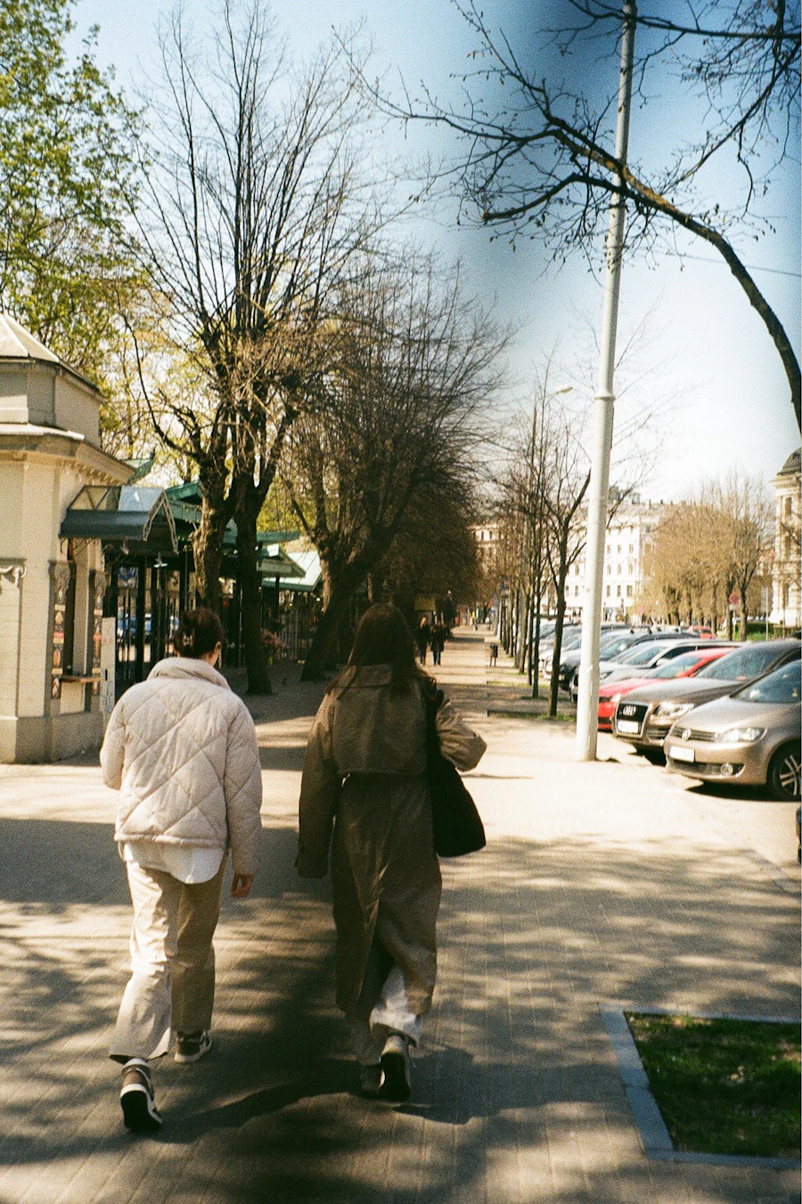 Couple walking
