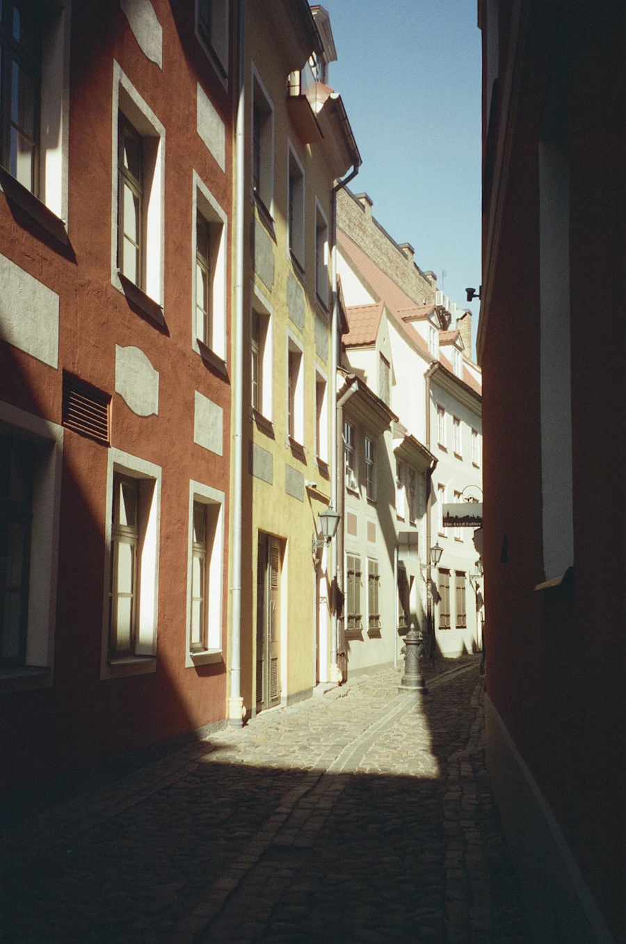 Cobblestone street