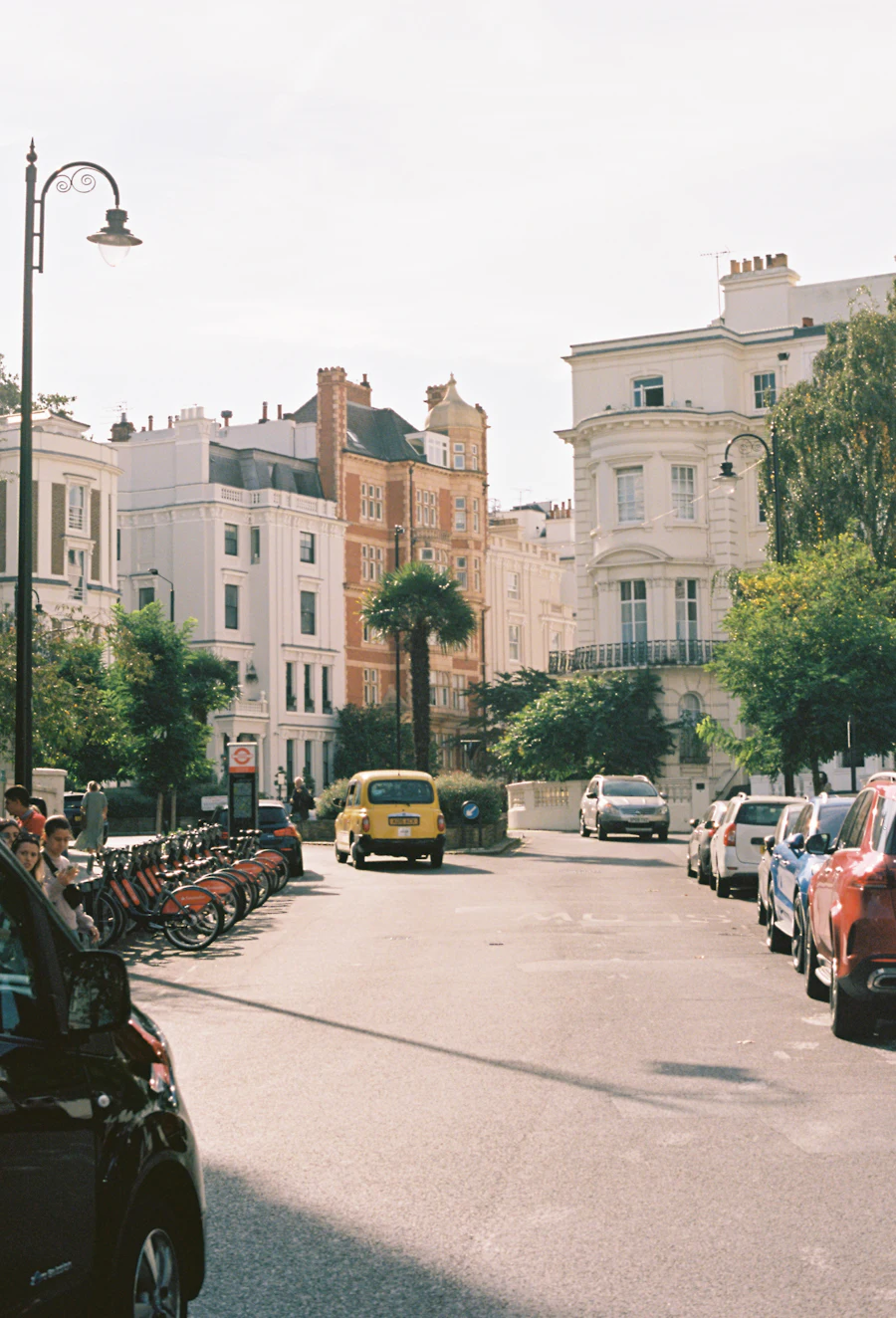 Street with cars