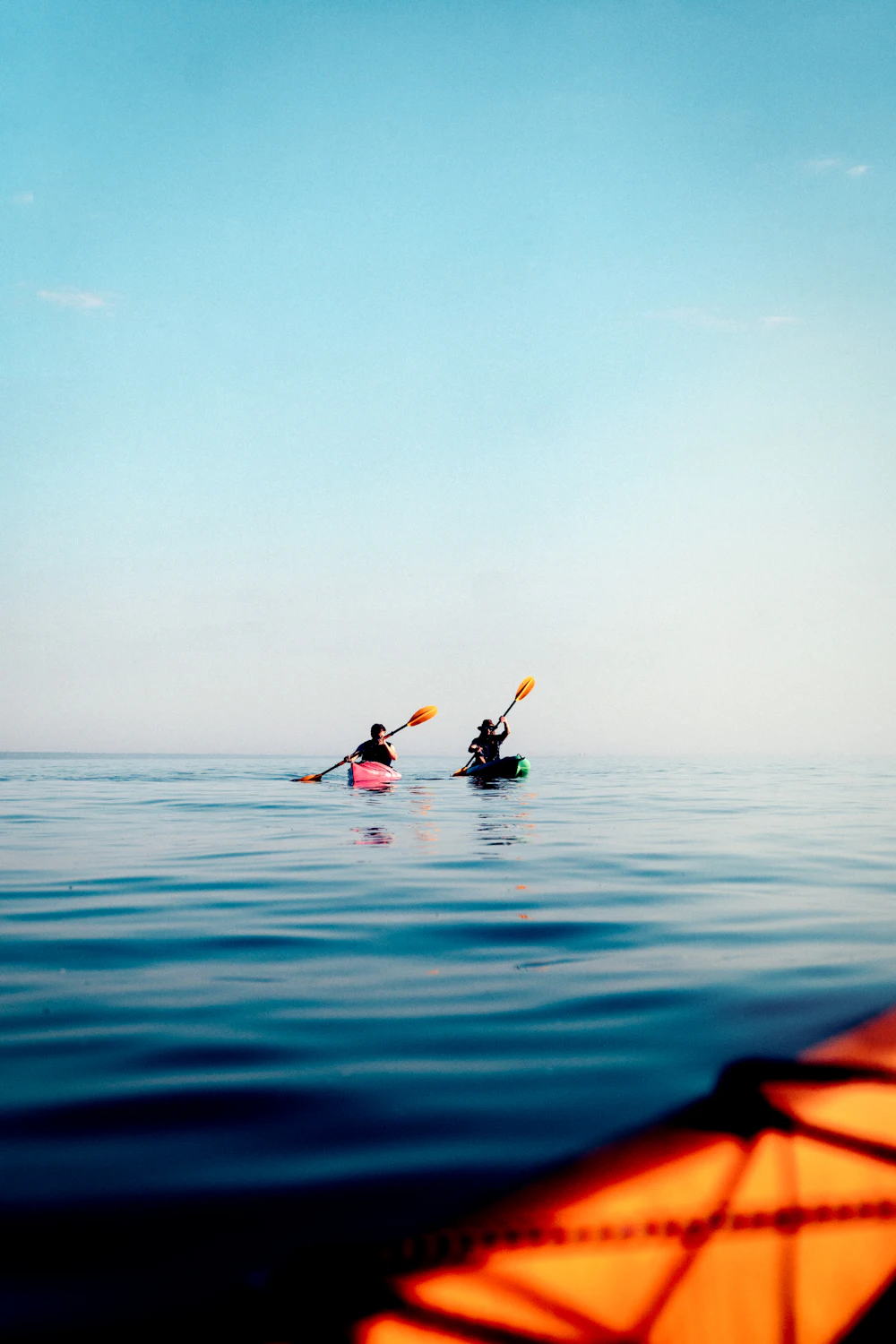 Kayaker on the water
